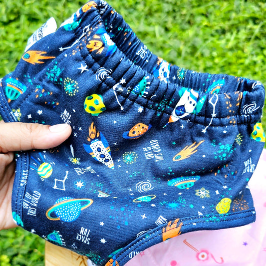 Comfy Cloth Diaper Pants - Set of 2 (0-6 months)