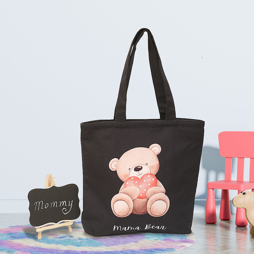 Stylish Black Mama Bear Bag