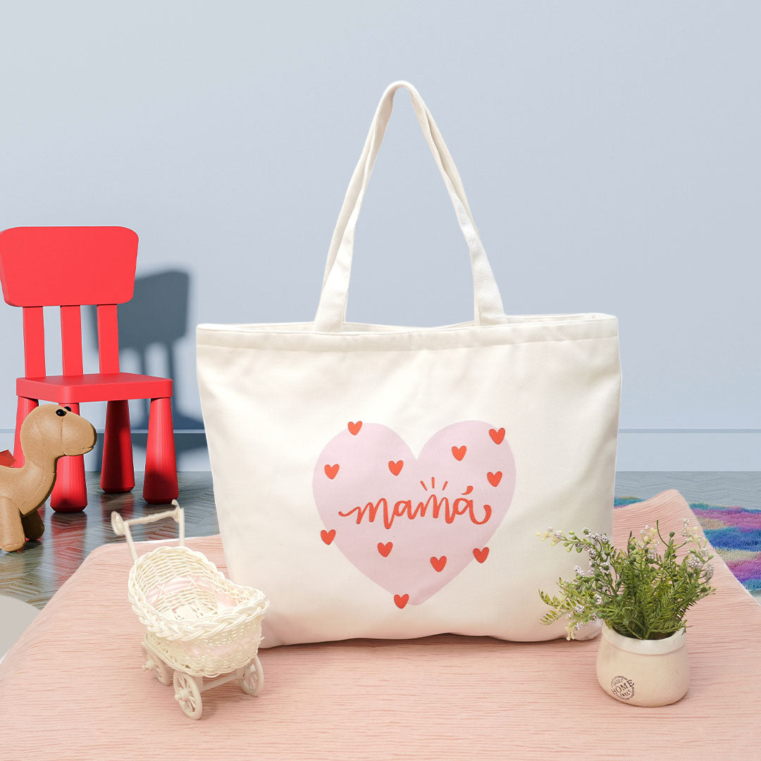 Everyday-use White Mama Bag