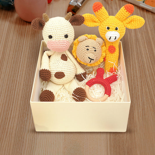Happy Animals Toy Gift Box (Set of 4)
