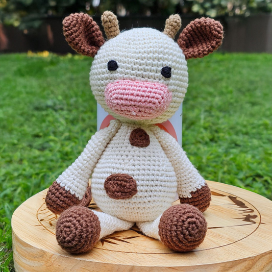 Cute Cow Crochet Soft Toy