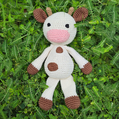 Cute Cow Crochet Soft Toy