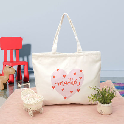 Everyday-use White Mama Bag