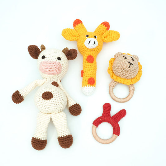 Happy Animals Toy Gift Box (Set of 4)
