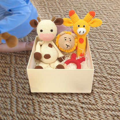Happy Animals Toy Gift Box (Set of 4)